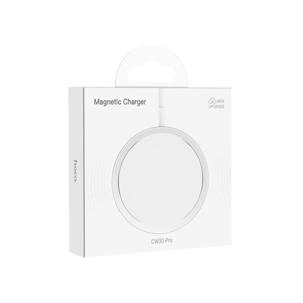 Беспроводное З/У HOCO CW30 Pro 3.0A 15W MagSafe с кабелем Type-C серый (1/29/174)