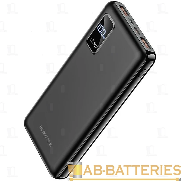 Внешний аккумулятор Borofone BJ15 10000mAh 3.0A 18W 2USB/Type-C черный (1/40)