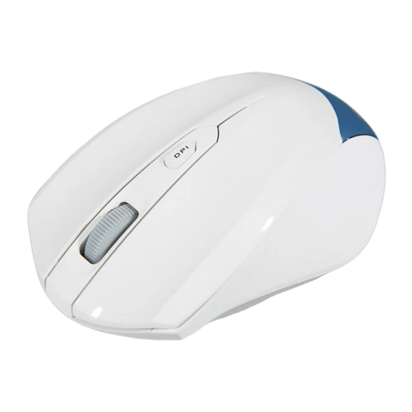 Мышь беспроводная Smartbuy 356AG классическая USB белый голубой (1/40)