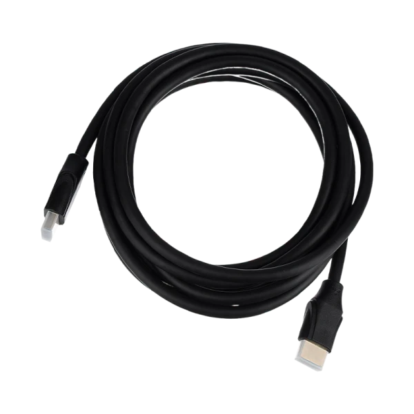 Кабель GoPower HDMI (m)-HDMI (m) 3.0м ПВХ ver.1.4 черный Premium Zip-Lock c подвесом (1/125)