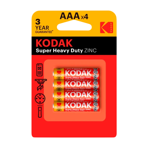 Батарейка Kodak Extra R03 AAA BL4 Heavy Duty 1.5V (4/48/240/54000)