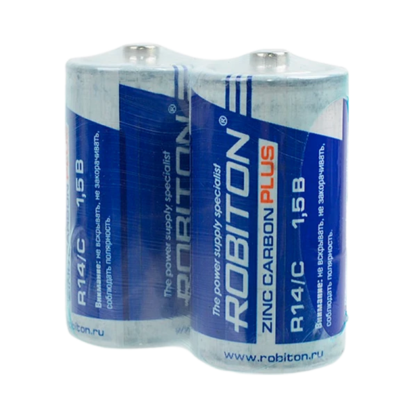 Батарейка ROBITON PLUS R-R14-SR2 R14 SR2, в упак 24 шт (24/288)