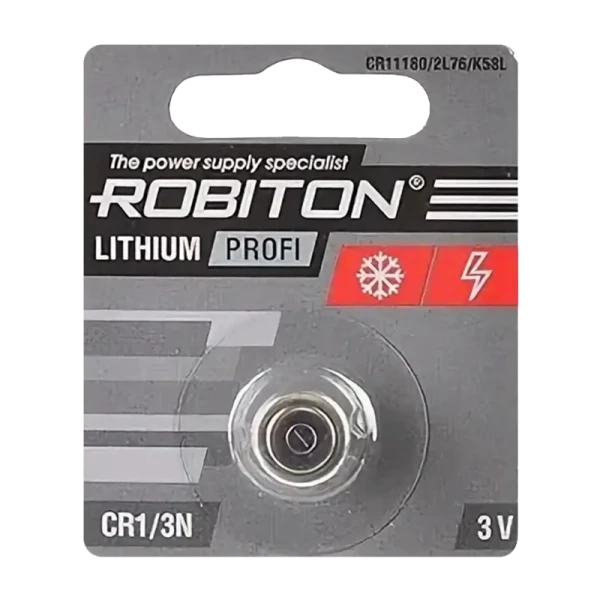 Батарейка ROBITON PROFI CR1/3N BL1 (1/20/600)