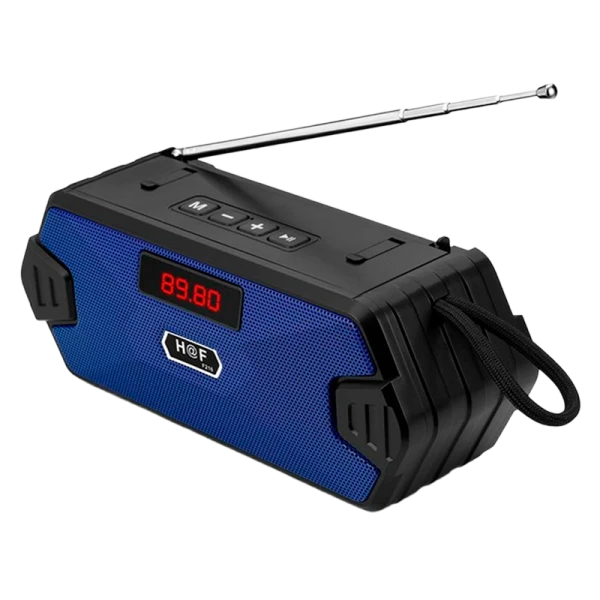 Радиоприемник HOF HF-F216 5W пластик microSD USB/Jack3.5 синий (1/80)