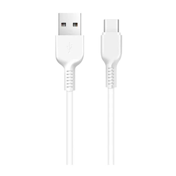 Кабель HOCO X20 USB (m)-Type-C (m) 1.0м 3.0A ПВХ белый (1/30/300)
