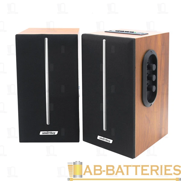 Колонки 2.0 Smartbuy GATE 20W USB/bluetooth коричневый (1/8)
