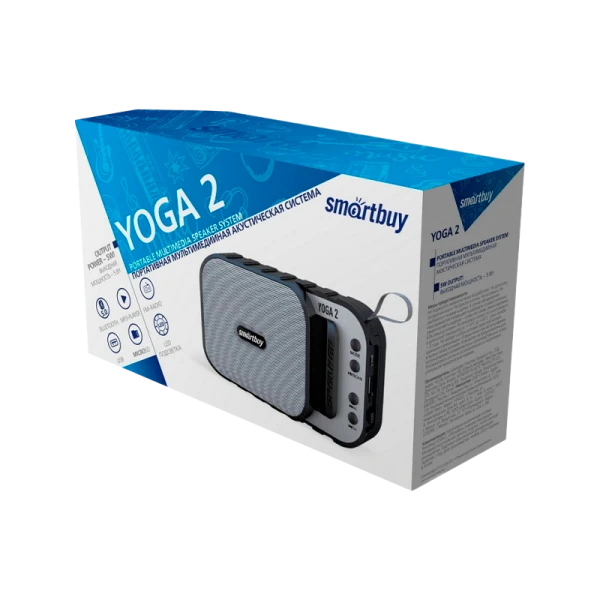 Портативная колонка Smartbuy YOGA 2 bluetooth 5.0 SD FM черный (1/100)