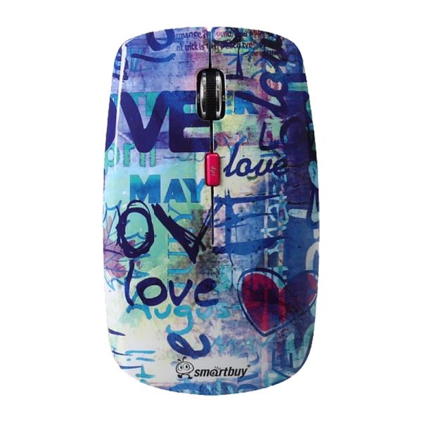 Мышь беспроводная Smartbuy 327AG классическая USB Love (1/40)