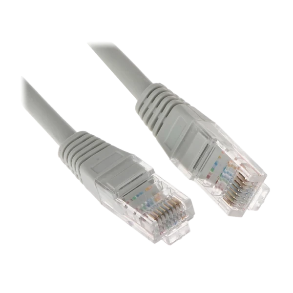 Патч-корд Geplink RJ-45 (m)-RJ-45 (m) 5.0м кат.5е ПВХ 26AWG серый (1/10/200)