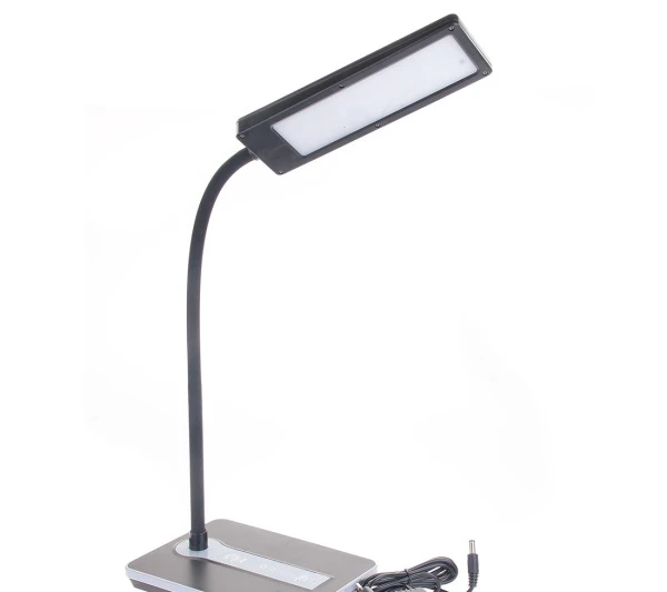 Светильник настольный ЭРА NLED-446 9W 220V 30LED на основании сенс. 4 ур.ярк. черный (1/8)