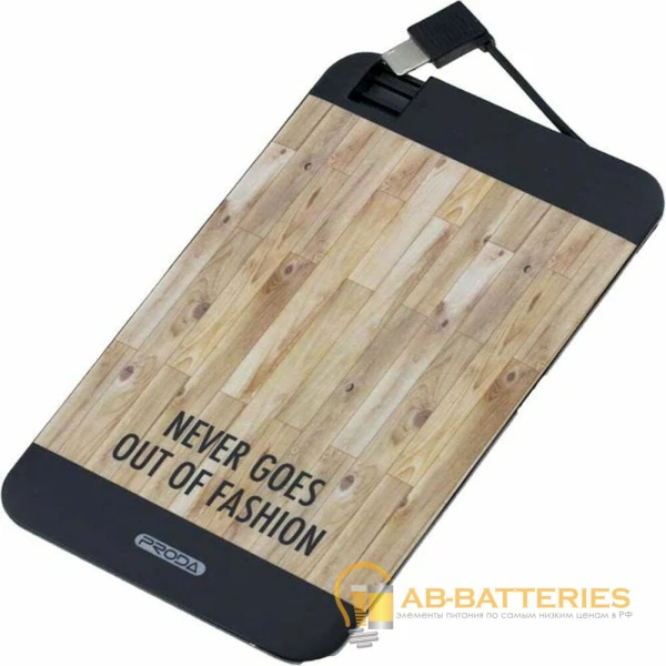 Внешний аккумулятор Proda PPP-14 Tukoo 5000mAh 1USB microUSB (m) ассорти