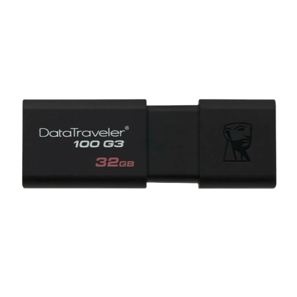 Флеш-накопитель Kingston DataTraveler 100 G3 32GB USB3.0 пластик черный