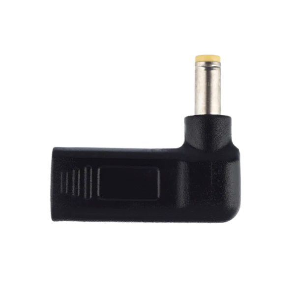 Адаптер GoPower Type-C (m)-5.5x1.7mm (m) черный