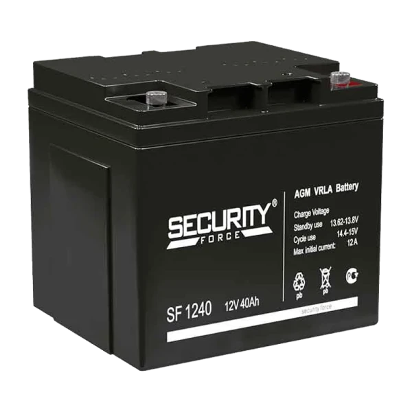 Аккумулятор свинцово-кислотный Security Force SF 1240 12V 40Ah
