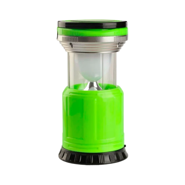 Фонарь туристический Облик 6014 15LED от аккумулятора зеленый