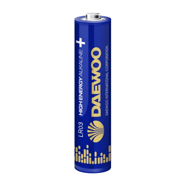 Батарейка Daewoo HIGH ENERGY LR03 AAA BL4 Alkaline 1.5V (4/40/960)
