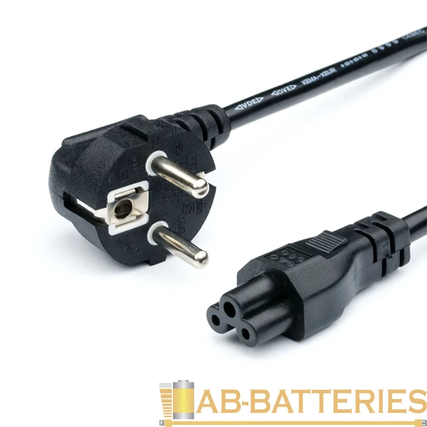 Кабель питания Atcom AT15270 евровилка-IEC 320 C5 1.8м ПВХ черный (1/10/100)