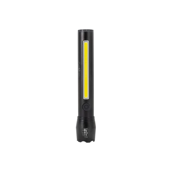 Фонарь светодиодный Старт LHE 519-C1 LED от аккумулятора USB 3 режима+ZOOM черный