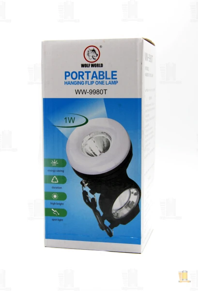 Фонарь туристический Без бренда BY-1666 от аккумулятора солнечная батарея черный