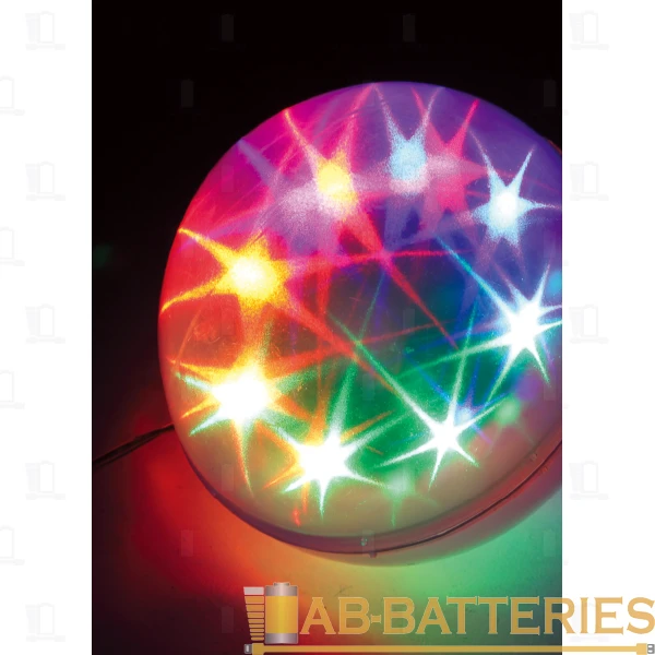 Диско-лампа Космос 4W 15см IP44 ассорти (1/24)