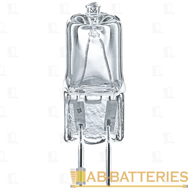 Лампа галогенная Navigator JCD G6.35 50W 3000К 230V капсула прозрачная (1/10/1000)