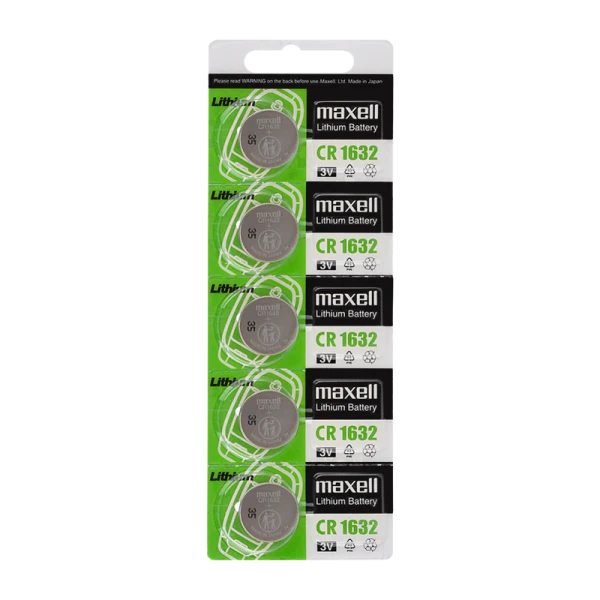 Батарейка Maxell G CR1632 BL5 Lithium 3V (5/100/2000)