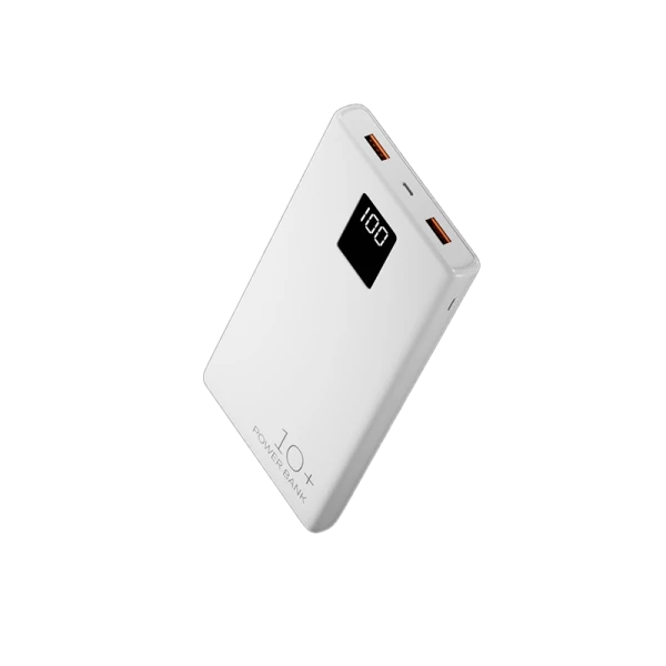 Внешний аккумулятор MORE CHOICE PB32S-10 Smart 10000mAh 3.0A 3USB/Type-C QC3.0 белый