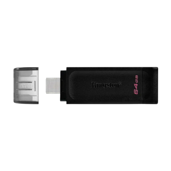 Флеш-накопитель Kingston DataTraveler 70 64GB USB3.0 пластик черный