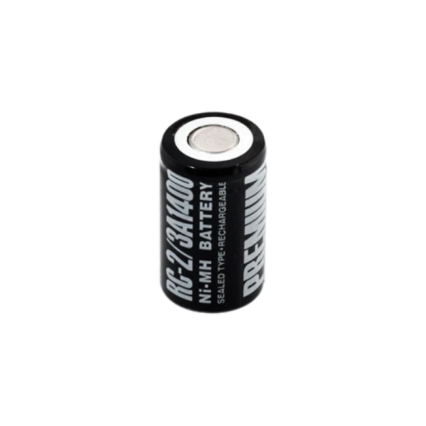 Аккумулятор ET RC-2/3A1400 17.0*29.0, 1.2В, 1400мАч, Ni-MH с повышенной токоотдачей (1/50/200)