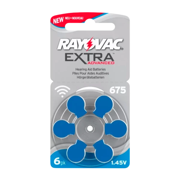 Батарейка Rayovac Extra ZA675 BL6 Zinc Air 1.45V (6/60/600)