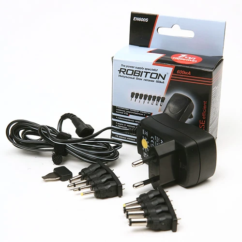 Блок питания ROBITON EN600S 600мА импульсный BL1 (1/20/40)