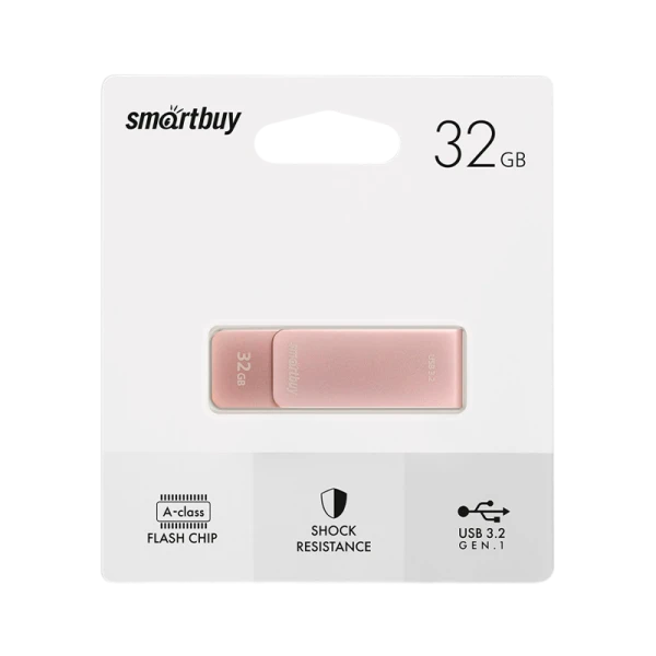 Флеш-накопитель Smartbuy M1 32GB USB3.0 металл розовое золото
