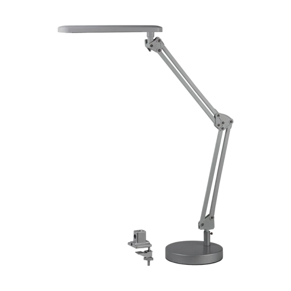 Светильник настольный ЭРА NLED-440 7W 220V 20LED струбцина серебряный (1/6)