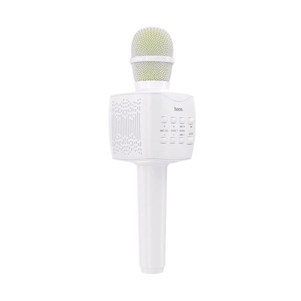 Микрофон HOCO BK5 динамический 72 дБ bluetooth 5.0 microSD белый (1/30)