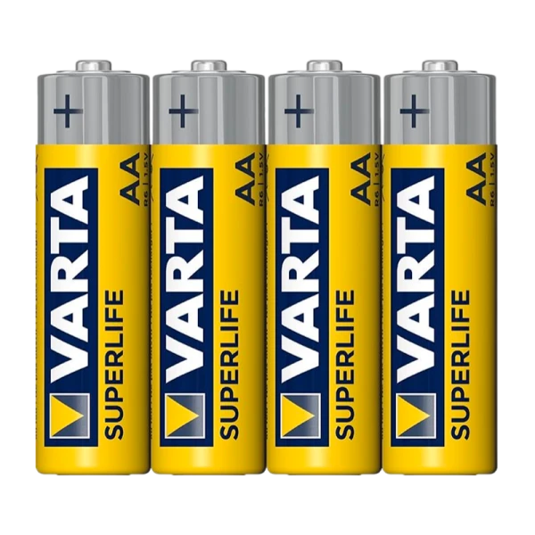 Батарейка Varta SUPERLIFE R6 AA Shrink 4 Heavy Duty 1.5V (2006) (4/60/600)