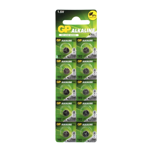 Батарейка GP G3/LR736/LR41/392A/192 BL10 Alkaline 1.5V отрывные (10/250/5000) R