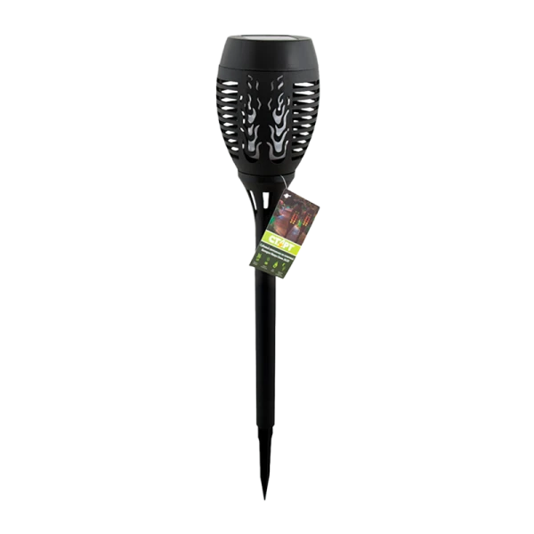 Фонарь садовый Старт Маори Огонь 2.3W 36LED от солнечной батареи IP44 датчик движения черный (1/12)