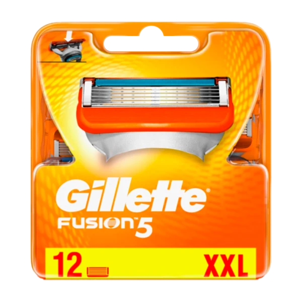 Сменные кассеты Gillette FUSION 5 лезвий 12шт. (цена за 1 шт) (12/120)
