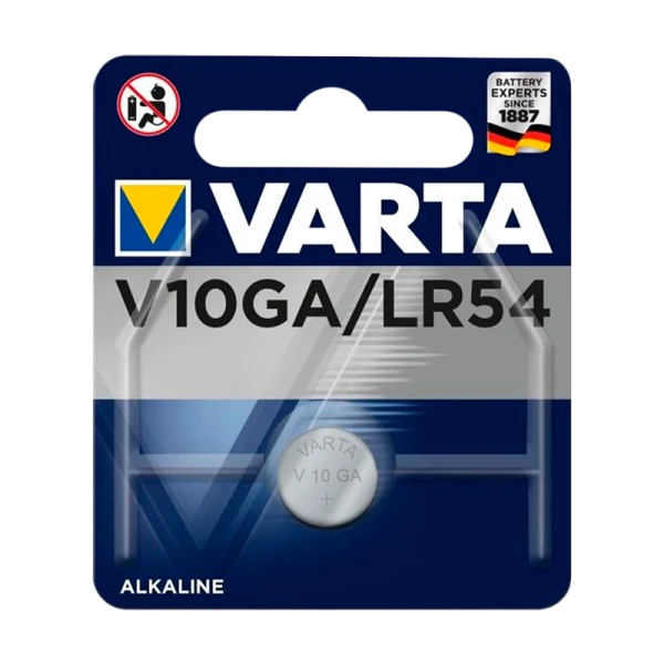 Батарейка Varta ELECTRONICS G10/LR1130/LR54/389A/189 BL1 Alkaline 1.5V (4274) (1/10/100)