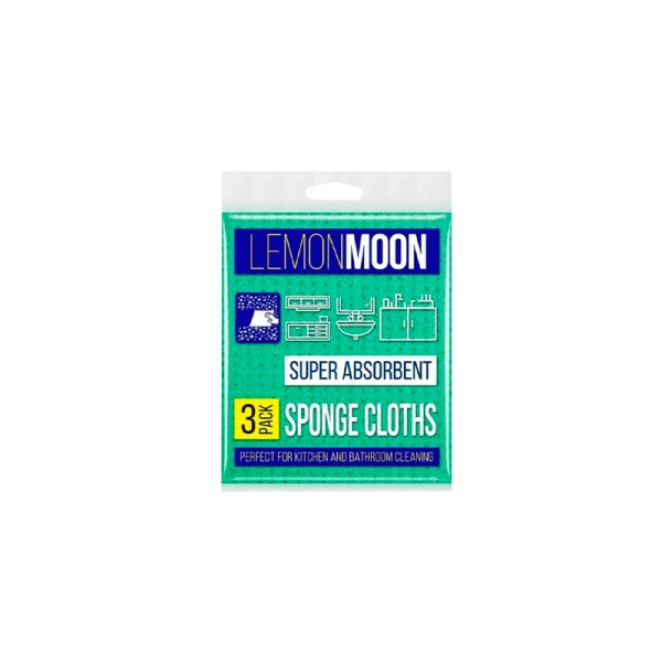 Салфетка Lemon Moon 30х38см вискоза 3шт. (1/38)