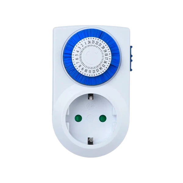 Таймер механический GoPower Timix 01 16A 3600W 24ч/30мин (1/12/48)