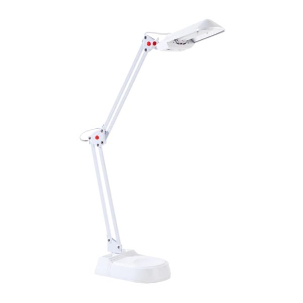 Светильник настольный Camelion KD-017A 11W 230V 2G7 на основании +лампа белый (1/6)