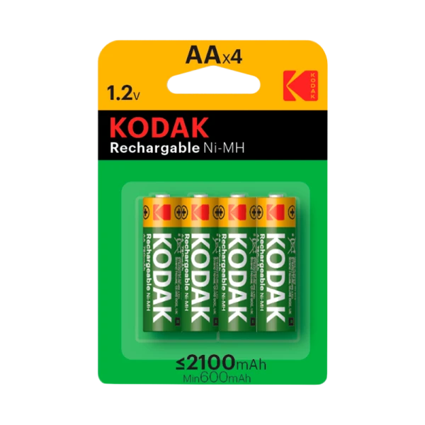 Аккумулятор предзаряженный RTU Kodak HR6 AA BL4 NI-MH 2100mAh (4/80/640/19200)