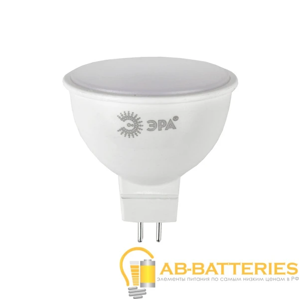 Лампа светодиодная ЭРА MR16 GU5.3 7W 4000К 220-240V софит Eco матовая