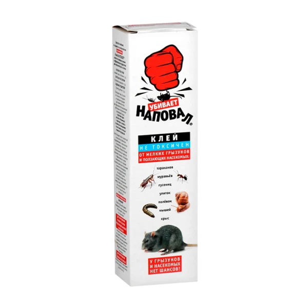 Клей Наповал 135г от мелких грызунов и ползающих насекомых в тубе 50шт/кор