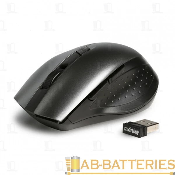 Мышь беспроводная Smartbuy 602AG ONE классическая USB серый черный (1/40)