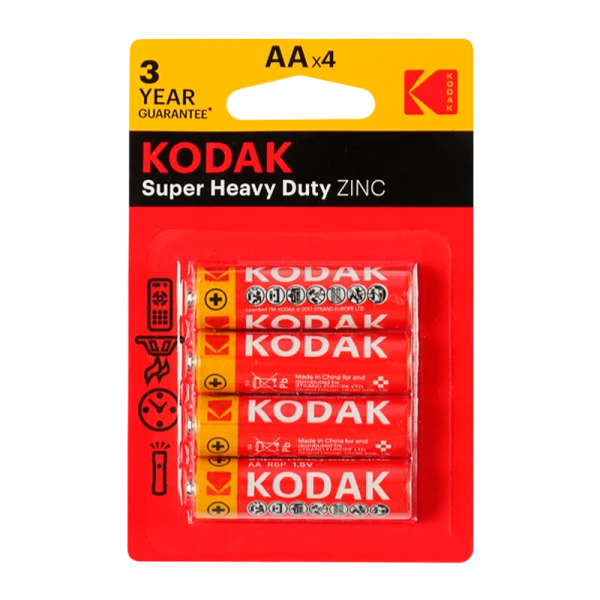 Батарейка Kodak Extra R6 AA BL4 Heavy Duty 1.5V (4/80/400/26400)