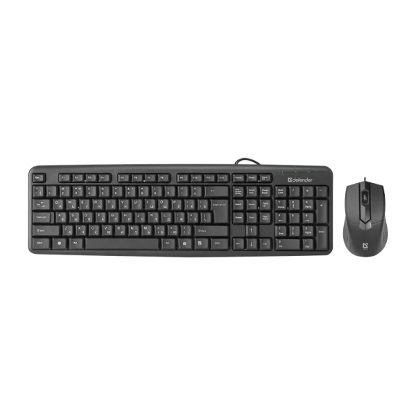 Набор клавиатура+мышь проводной Defender C-270 Dakota черный (1/20)