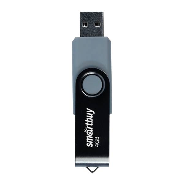 Флеш-накопитель Smartbuy Twist 4GB USB2.0 пластик черный