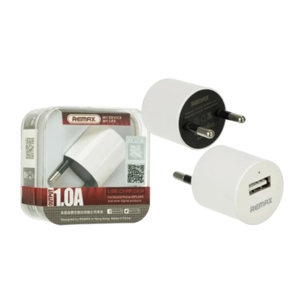 Сетевое З/У REMAX 1A Wall Charger Mini U5 RMT5188 Белый